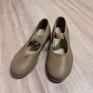 So Danca Sand Mary Jane Tap Shoes Kids Size M 10.5 S Dance Recital Beginner